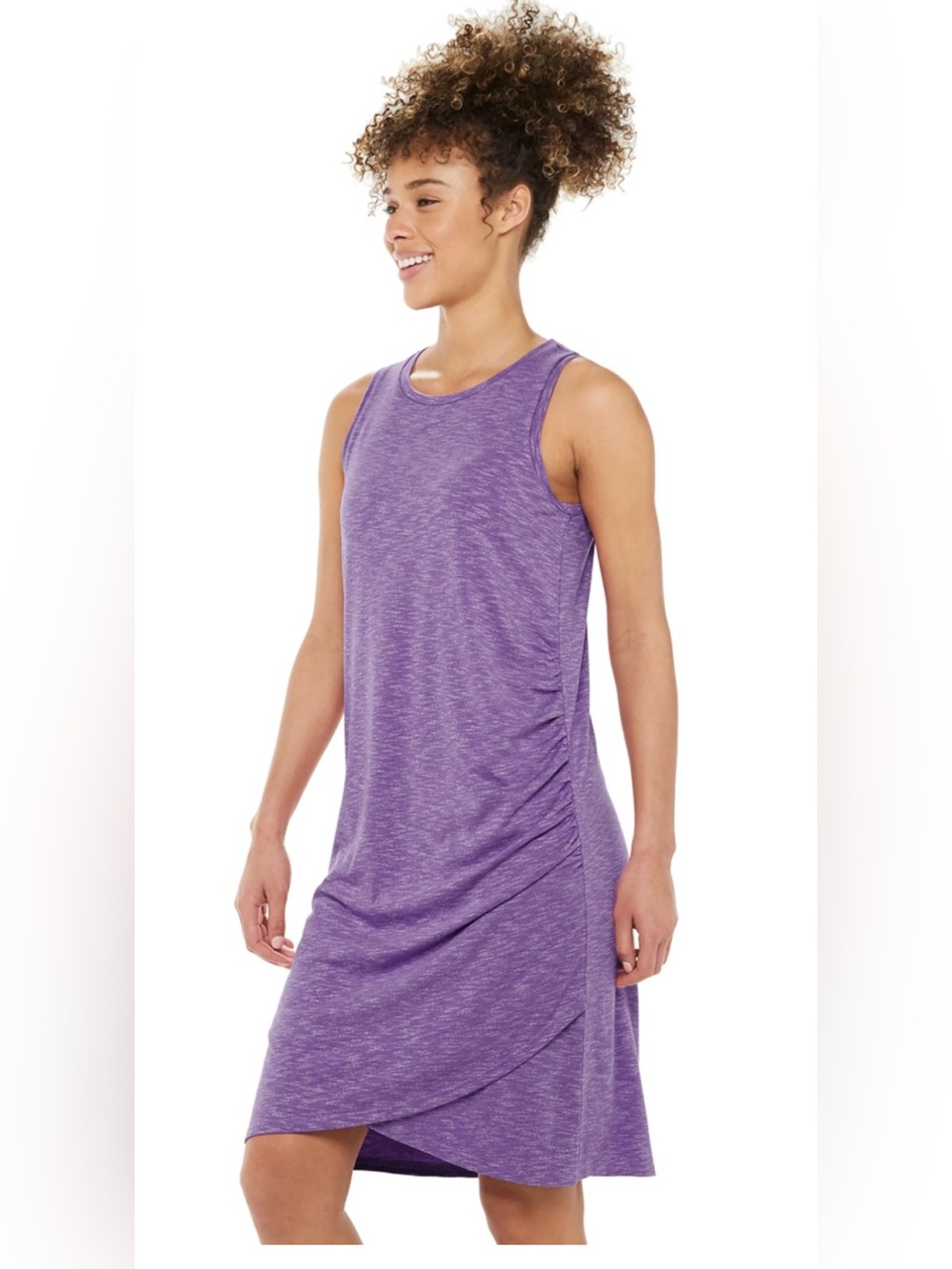 Tek Gear Ruched Jersey Dress, athleisure tank dress Size Medium